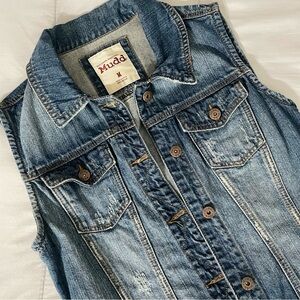 MUDD Denim Vest